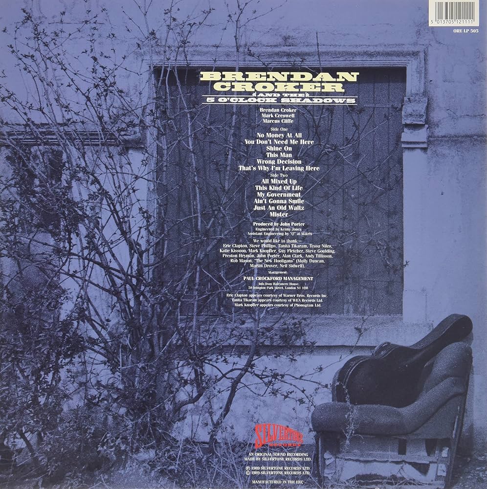 Brendan Croker, Brendan Crocker & the 5 O'Clock Shadows